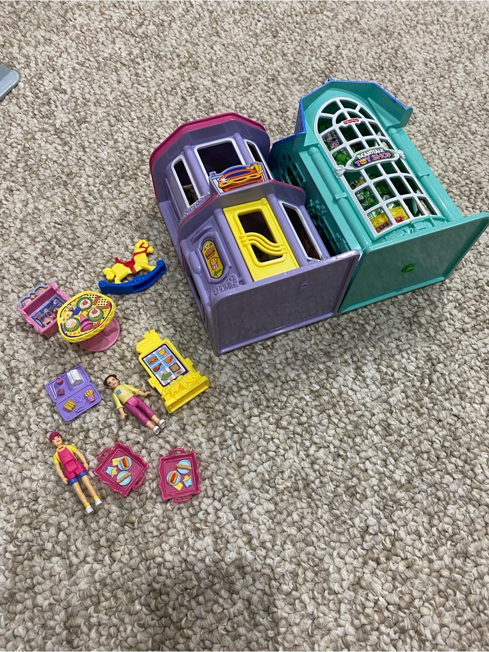 Fisher Price Loving Family™ Sweet Streets™ Fast Food Toy Shop Set Doll Included